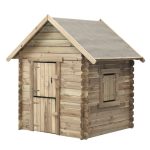 houten speelhuisje