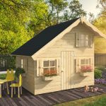 houten speelhuisje