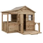 houten speelhuisje