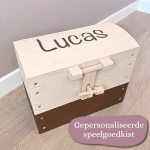 speelgoedkist met naam